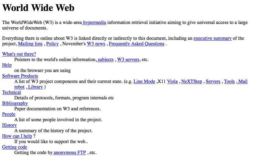All the Firsts: World Wide Web