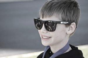 Mason with FCG glasses on.